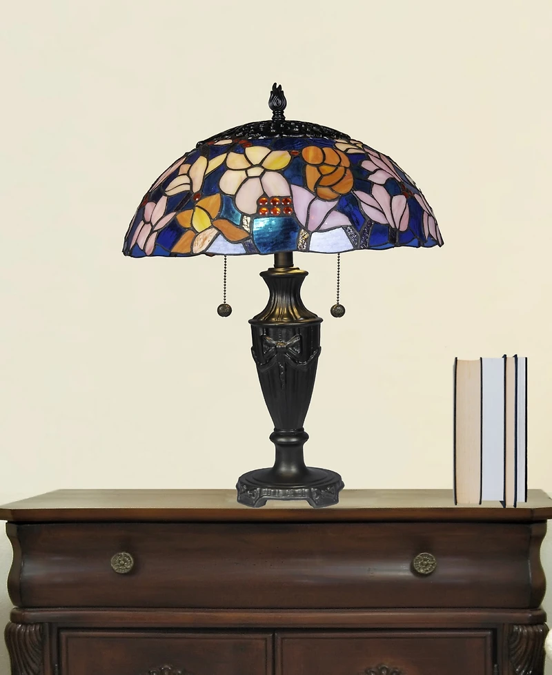 Dale Tiffany 24" Tall Florieta Tiffany Style Table Lamp