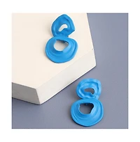 Sohi Women's Erosion Drop Earrings
