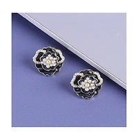Sohi Women's Rose Stud Earrings