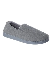 Isotoner Men's Textured Knit Kai Closed Back Slippers with Gel-Infused Memory Foam