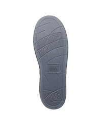 Isotoner Men's Textured Knit Kai Closed Back Slippers with Gel-Infused Memory Foam
