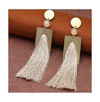 Sohi Women's Tassel Drop Earrings