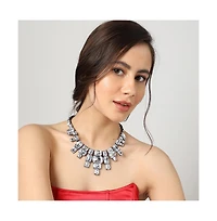 Sohi Women's Crystal Statement Necklace