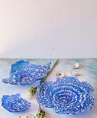 Vietri Ostrica Glass Small Plate