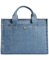 Coach Denim Cargo Tote