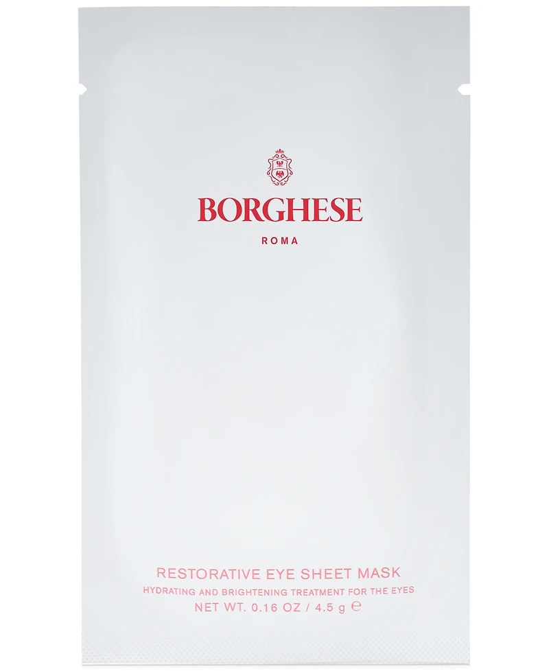 Borghese Restorative Eye Sheet Mask, 6-Pk.