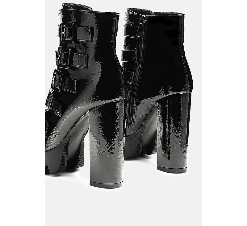 Ouzaki High Block Heeled Boots