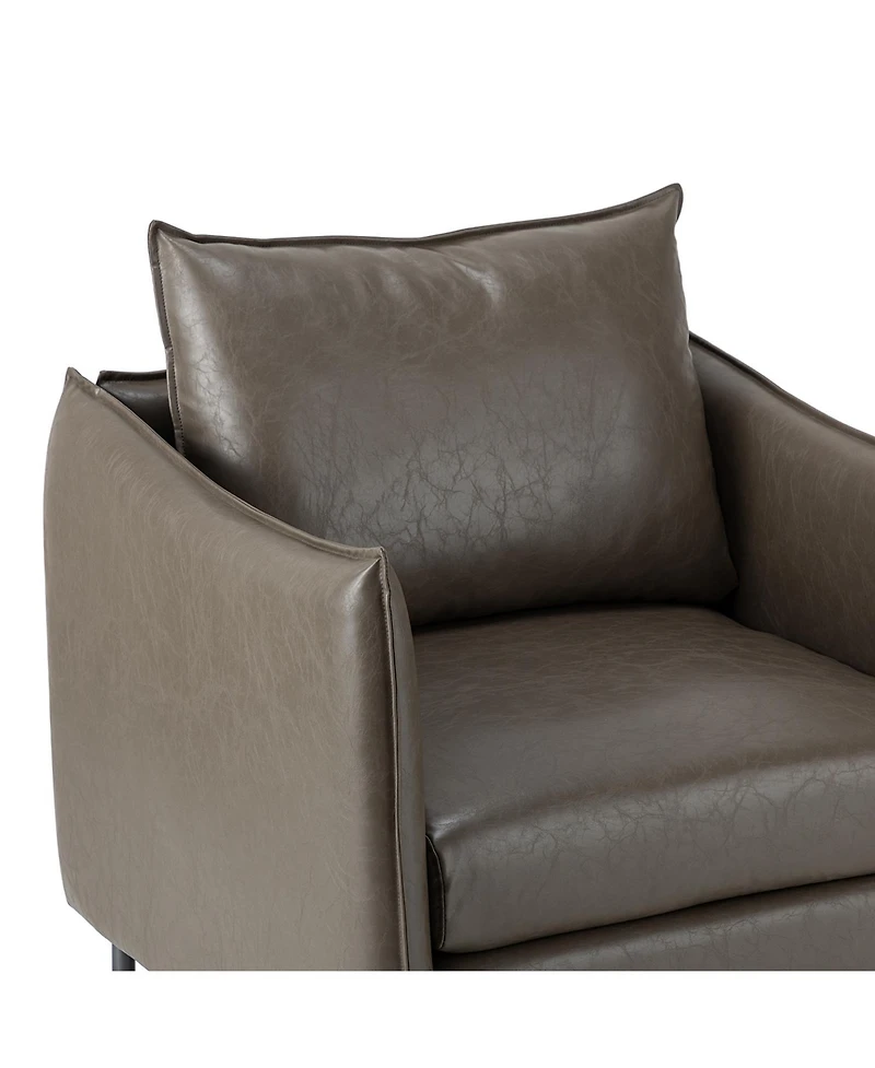 Hope Comfy Living Room Armchair with Metal Legs