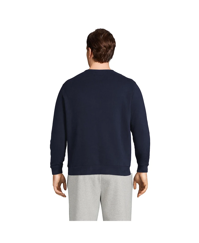 Lands' End Men's Long Sleeve Serious Sweats Crewneck Sweatshirt