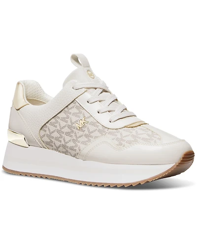 Michael Kors Women's Raina Lace-Up Trainer Running Sneakers