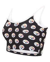 Women's Concepts Sport Black Pittsburgh Steelers Gauge Lounge Bralette