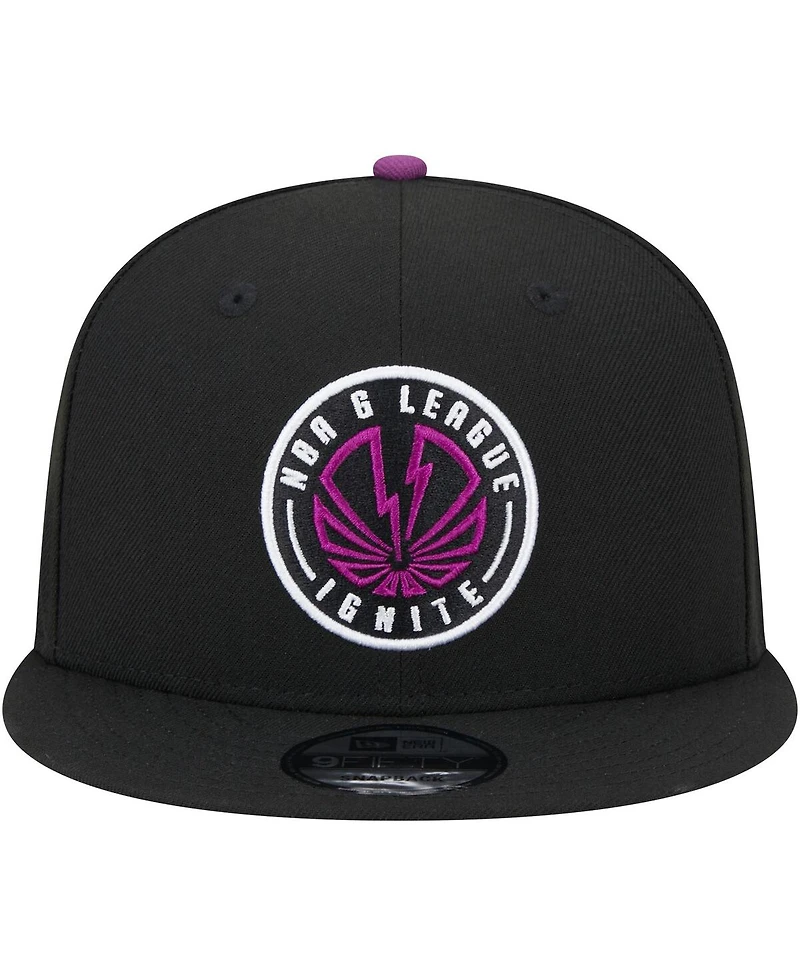 Men's New Era Black Nba G League Ignite On The Court 2023/24 Nba G League Draft 9FIFTY Snapback Hat