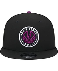 Men's New Era Black Nba G League Ignite On The Court 2023/24 Nba G League Draft 9FIFTY Snapback Hat
