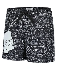Big Boys and Girls Freeze Max Black The Simpsons Bart Simpson Sketch Shorts