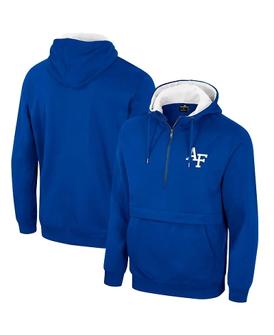 Men's Colosseum Royal Air Force Falcons Half-Zip Hoodie