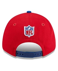 Men's New Era Red, Royal New York Giants 2023 Sideline 9FORTY Adjustable Hat