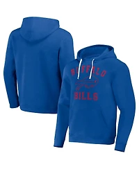 Men's Nfl x Darius Rucker Collection by Fanatics Royal Distressed Buffalo Bills Coaches Pullover Hoodie