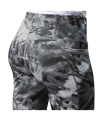 Women's Msx by Michael Strahan Black Kansas City Chiefs Aubrey Tie-Dye Leggings