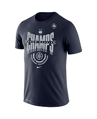 Nike Navy UConn Huskies 2023 Ncaa Men's Basketball National Champions Locker Room Big and Tall Performance T-shirt