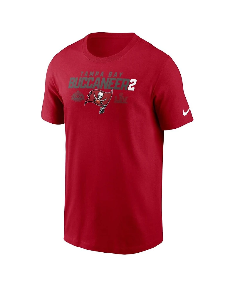 Men's Nike Red Tampa Bay Buccaneers Local Essential T-shirt