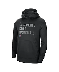 Men's and Women's Nike Black Sacramento Kings 2023/24 Performance Spotlight On-Court Practice Pullover Hoodie