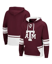 Men's Colosseum Texas A&M Aggies Lace Up 3.0 Pullover Hoodie