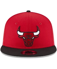 Men's New Era Red, Black Chicago Bulls 2-Tone 9FIFTY Adjustable Snapback Hat