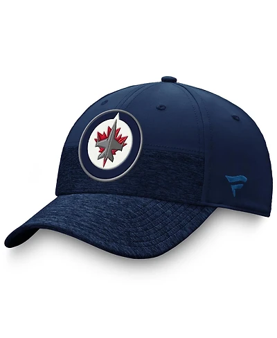 Men's Fanatics Navy Winnipeg Jets Authentic Pro Locker Room 2-Tone Flex Hat