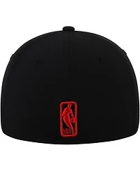 Men's New Era Black Toronto Raptors Team Classic 39THIRTY Flex Hat