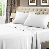 Low Profile 6 10 Inches 608 Soft Cotton Sateen Sheet Set