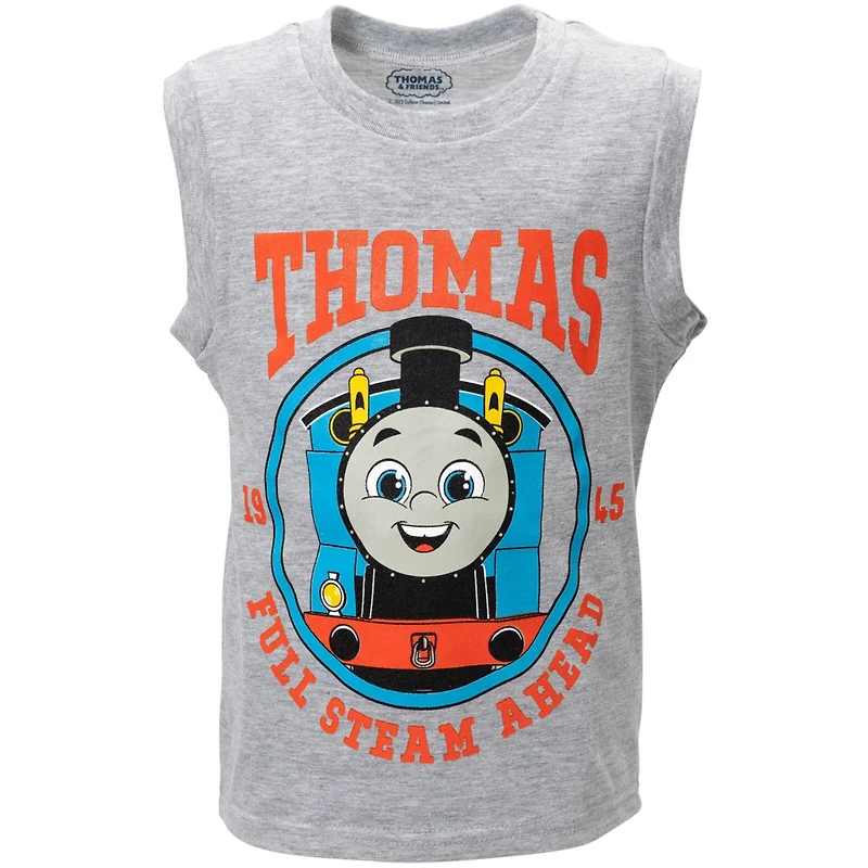 Thomas & Friends Toddler Boys Tank Engine 3 Piece Outfit Set: T-Shirt Top Shorts - Toddler|Child