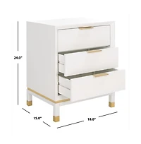Baskin 3 Drawer Accent Table