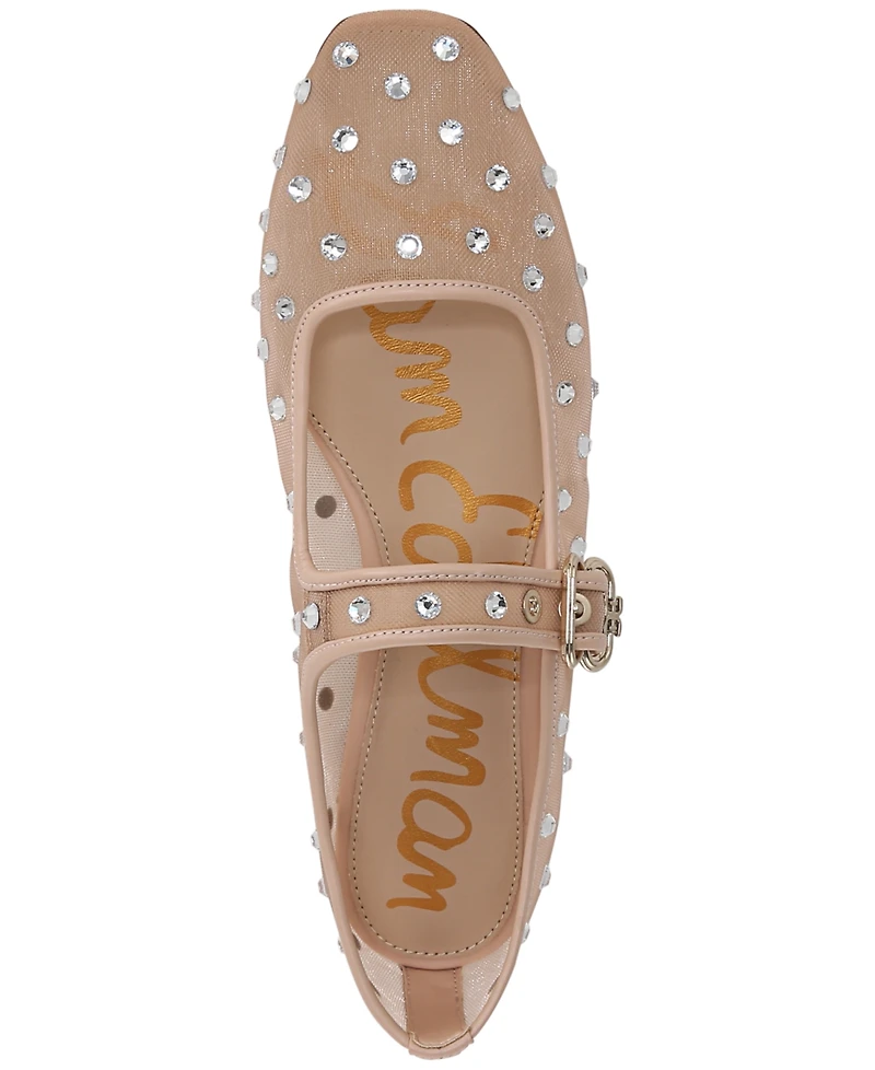 Sam Edelman Women's Michaela Shine Mary Jane Flats