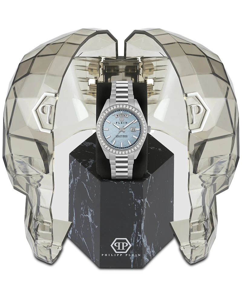 Philipp Plein Men's Date Superlative Stainless Steel Bracelet Watch 42mm