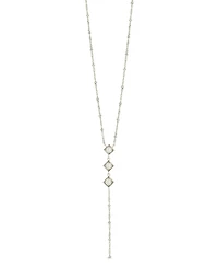 Sterling Forever Gold-Tone or Silver-Tone Freshwater Pearls Reine Lariat Necklace