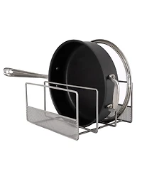 Seville Classics 3-Slot Kitchen Pot, Pan Cookie Sheet Organizer