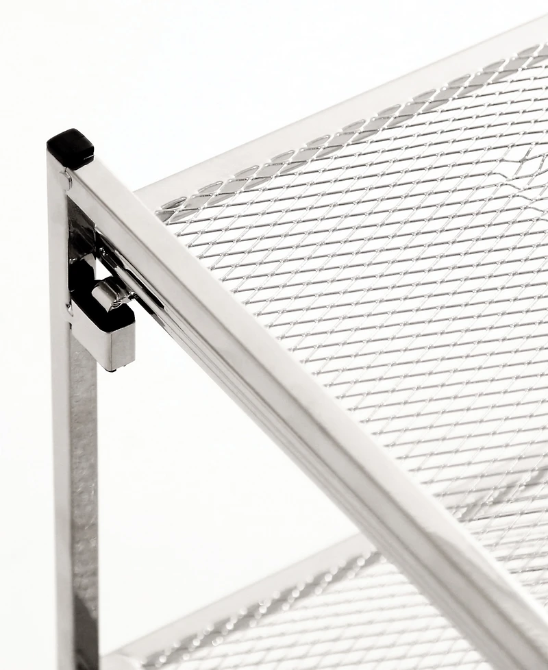Seville Classics 4-Tier Metal Mesh Stackable Shoe Rack