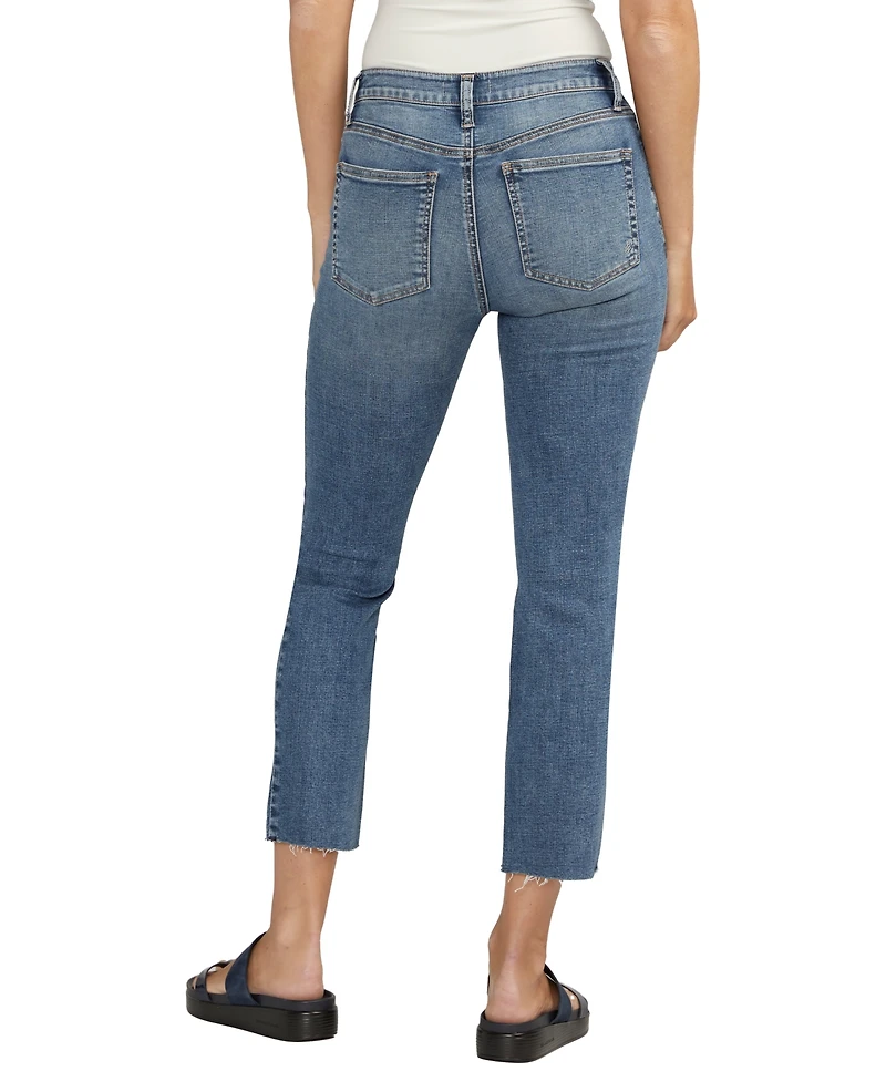 Silver Jeans Co. Women's Most Wanted Mid Rise Straight Jeans