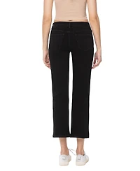 Vervet Women's High Rise Ankle Straight Jeans