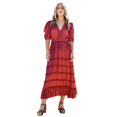 Jessie Zhao New York Alice Dress In Red