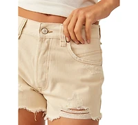 Free People Women's Now Or Never Denim Shorts