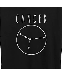 Hybrid Apparel Trendy Plus Astrology Cancer Graphic T-shirt