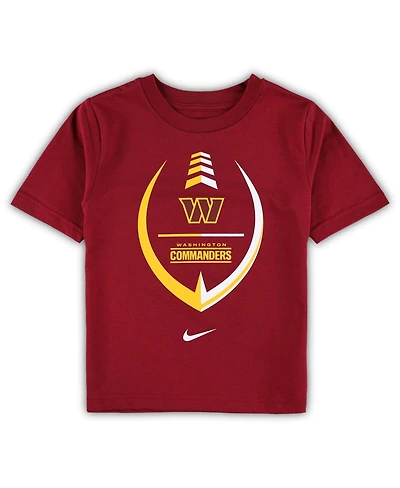 Little Girls Nike Burgundy Washington Commanders Icon T-shirt