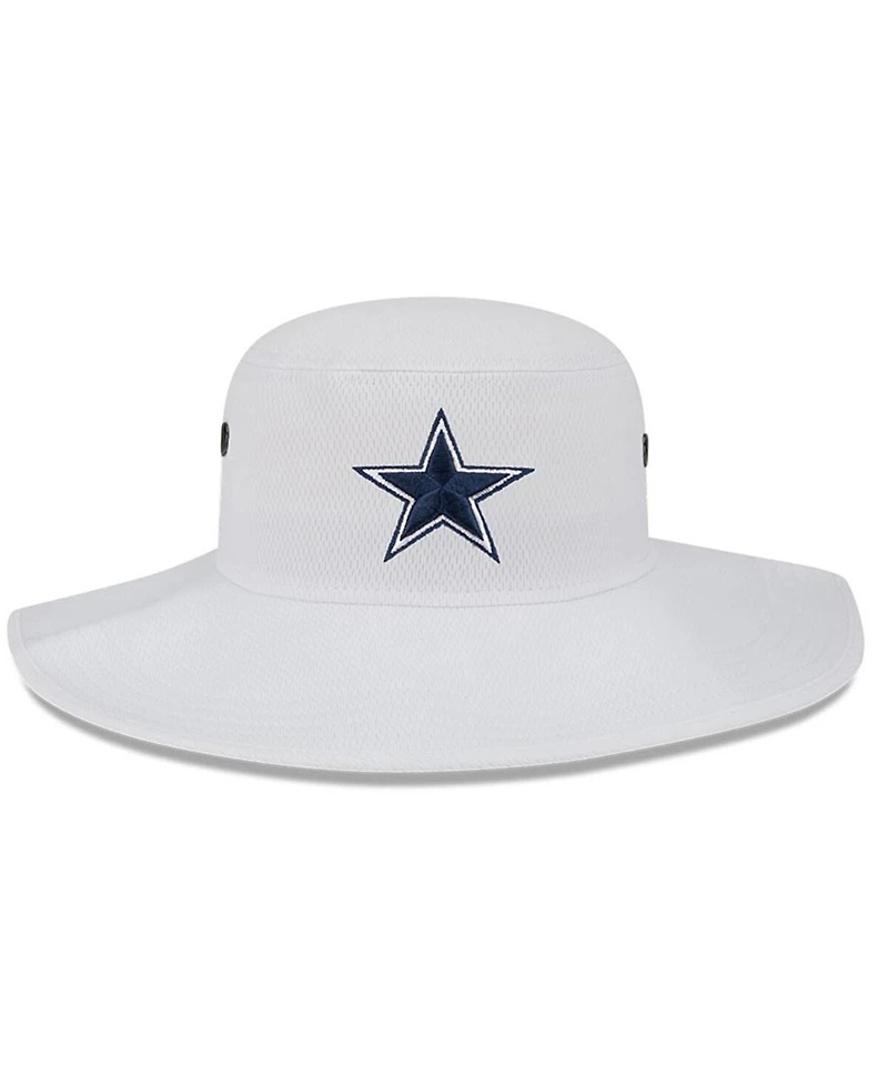 Men's New Era White Dallas Cowboys 2023 Nfl Training Camp Panama Bucket Hat