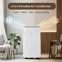 Impecca 14,000 Btu (8,200 Btu Sacc) Portable Air Conditioner with Remote Control