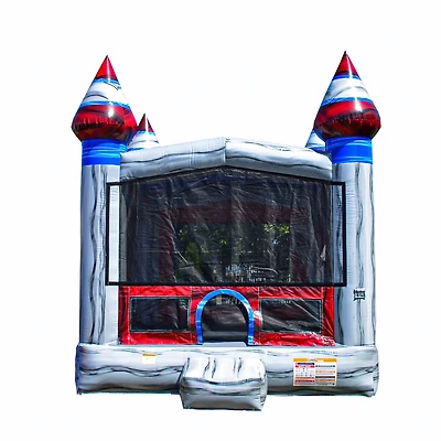JumpOrange Titanium Commercial Grade Bounce House 13x13 for Kids and Adults (with Blower), Basketball Hoop, Outdoor Indoor, Bouncer Jumper, Birthday P