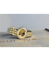 Bulova Women's Phantom Gold-Tone Stainless Steel Bracelet Watch 33mm