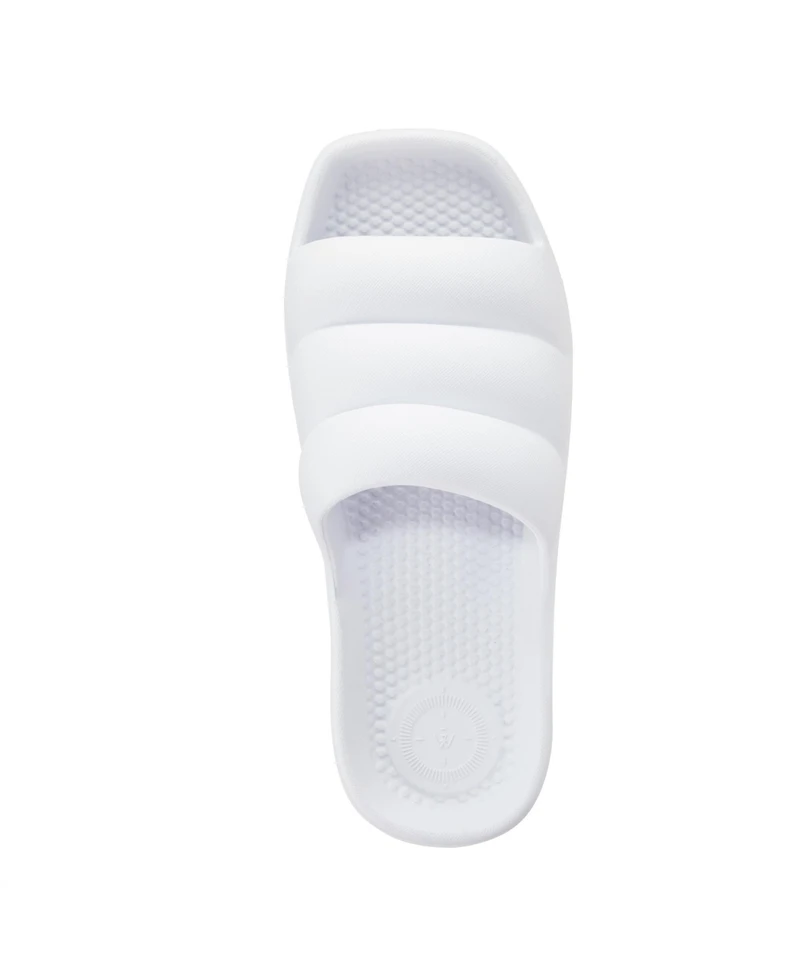 Totes Women's Molded Puffy Slide with Everywear