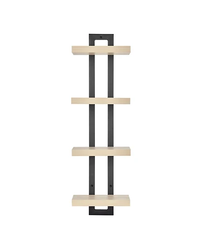 Danya B 4-Tier Ladder Bracket Floating Wall Shelves