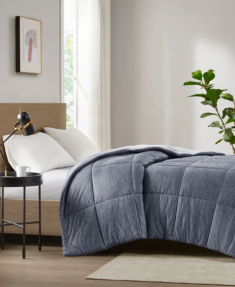 Intelligent Design Comfort Cool Jersey Knit Oversized Down Alternative Comforter